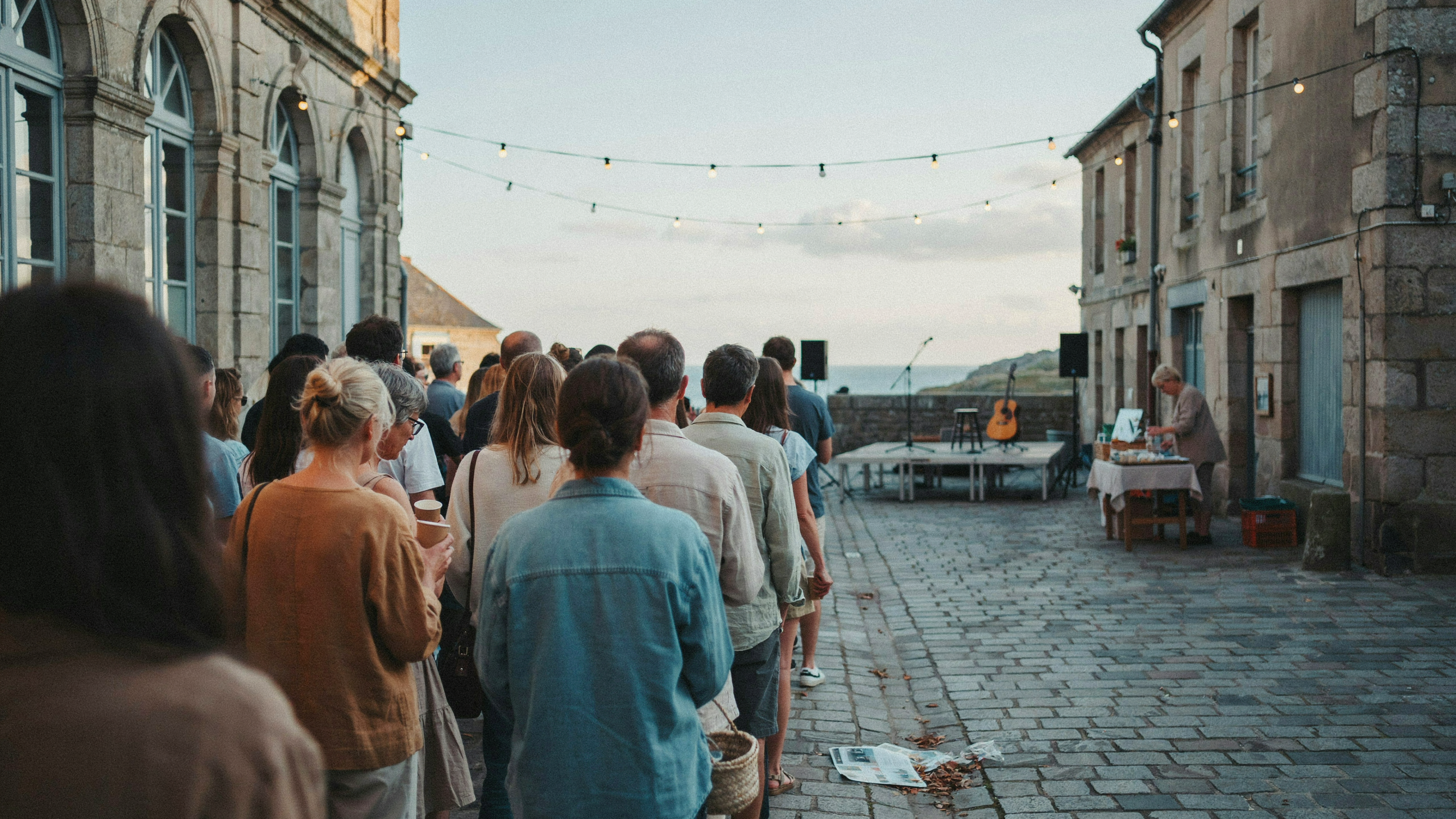 Illustration documentaire sur plan festival événement culturel Bretagne