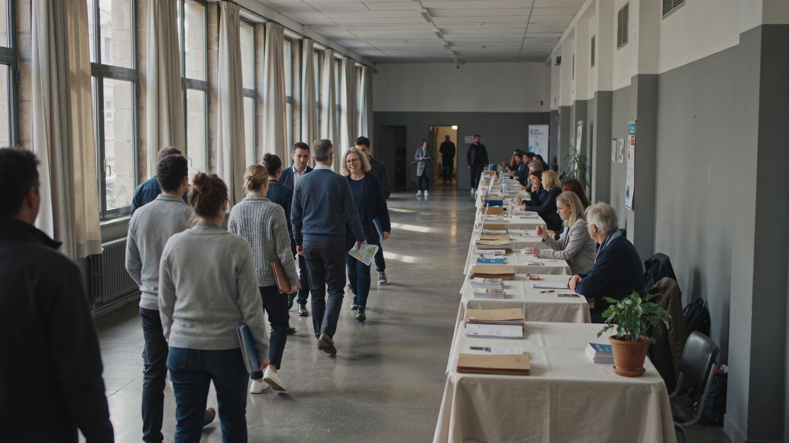 Illustration documentaire sur forum emploi recrutement Bretagne candidats entreprises